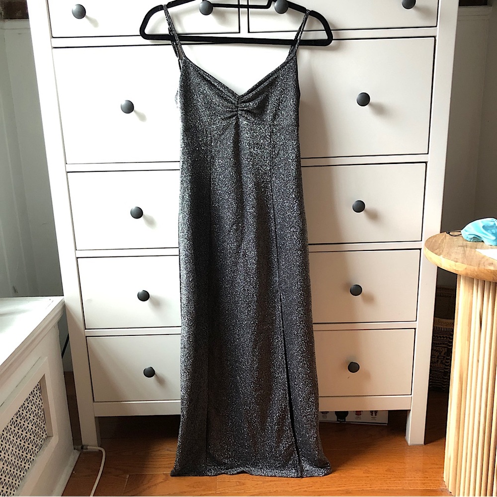 Urban Outfitters Arna Sparkle Midi Dress XS